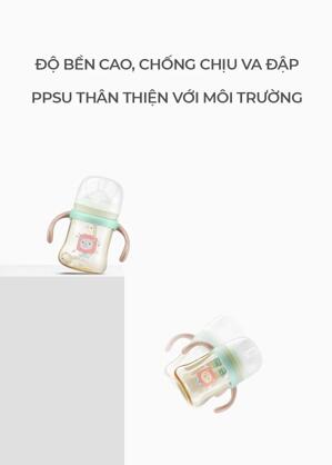 Bình sữa nhựa PPSU 160ml BC1716