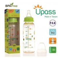 Bình sữa Pes cổ thường UPASS 240ml