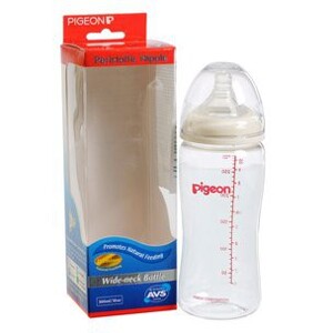 Bình sữa cổ rộng Pigeon 300ml