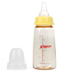 Bình sữa Pigeon nhựa PPSU cổ hẹp 160ml Vàng