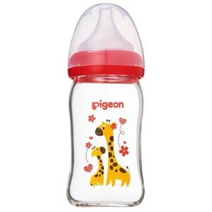 Bình sữa Pigeon Thủy tinh Plus Con Hươu 160 ml