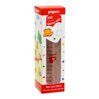 Bình sữa tròn trơn Pigeon BS14002 - 240ml