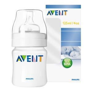 Bình sữa PP Philips Avent 125ml đơn-SCF560/17