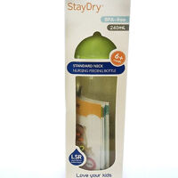 Bình sữa PP cổ hẹp StayDry 240ml