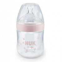 Bình sữa PP Nuk Nature Sense núm silicone S1-M NU21497 - 150ml