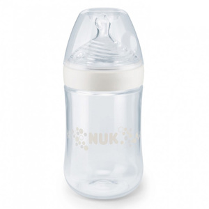 Bình sữa PP Nuk Nature Sense núm silicone S2-M 260ml NU21496