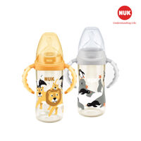 Bình sữa PPSU NUK ANIMALS 300ml núm ti S2-M có tay cầm