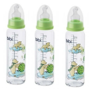 Bình sữa thuỷ tinh BiBi 109574 - 240ml