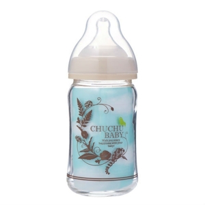 Bình sữa thủy tinh cổ rộng G Chuchu Baby 160ml