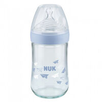 Bình sữa thủy tinh Nuk Nature Sense NU21498 - 240ml