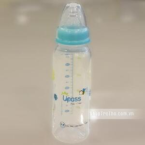 Bình sữa UPASS cổ thường nhựa PP 240ml