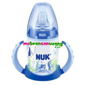 Bình tập uống cổ rộng Nuk 150ml