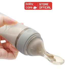 Bình thìa ăn dặm BC BABYCARE có chân đứng cho bé BC1206