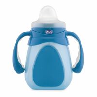 Bình uống nước Chicco 6M xanh 20152