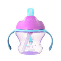 Bình uống nước có ống hút cho bé Tommee Tippee First Straw - 150ml, từ 9 tháng