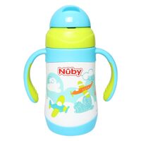 Bình uống nước giữ nhiệt Nuby ống hút 360 độ 280ml