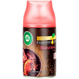 Bình xịt tinh dầu thiên nhiên Air Wick Mulled Wine 250ml QT09426 - cam, quế, đinh hương