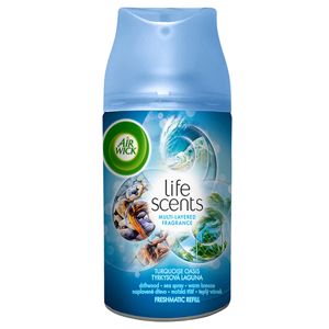 Bình xịt tinh dầu thiên nhiên Air Wick Turquoise Oasis 250ml QT006526 - hương gió biển