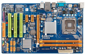 Bo mạch chủ (Mainboard) Biostar P43D3 6.x - Socket 775, Intel P43 / ICH10, 2 x DIMM, Max 4GB, DDR3