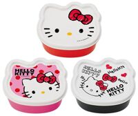 Bộ 03 hộp đựng thực phẩm Skater Hello Kitty 274398