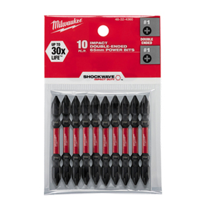 Bộ 10 Đầu vặn vít ngắn PH1-65mm Milwaukee 48-32-4360