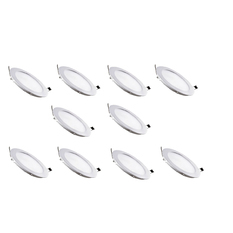 Bộ 10 đèn Led tròn âm trần Downlight Phú Thịnh Hưng 12W