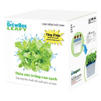 Bộ 10 thùng trồng thủy canh cho rau ăn lá hoptri growbox leafty kit 10