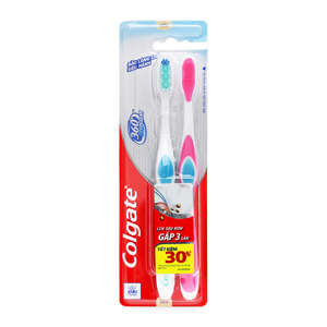 Bộ 2 bàn chải đánh răng Colgate 360 Deep Clean