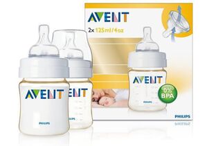 Bộ 2 bình sữa Philips Avent nhựa Pes - 125ml