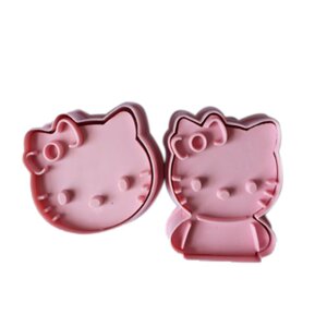 Bộ 2 cắt bánh hình mèo hello kitty 1055