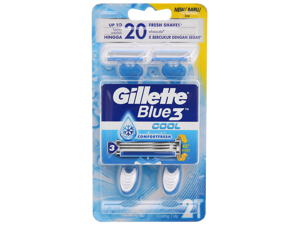 Bộ 2 cây dao cạo râu 3 lưỡi Gillette Blue 3 Cool