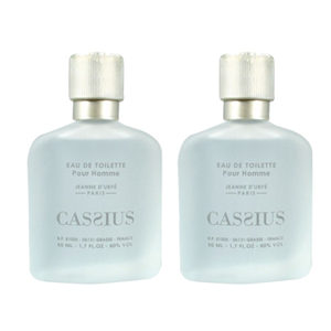 Bộ 2 chai nước hoa nam Jeanne D'urfe Paris Cassius Eau de Toilette 2 x 50ml