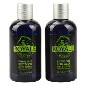 Bộ 2 chai Prôvence Royale Nature Care Body Wash Mint & Teatree Anti-bateria 250ml