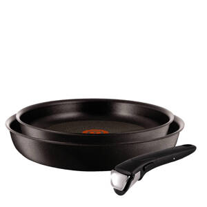 Bộ 2 chảo cán rời Tefal L6509205 – Size 24cm + 28cm