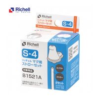 Bộ 2 đầu mút thay thế cho bình tập uống T.L.I Richell 2in1 S-4 RC93797
