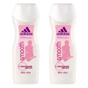 Bộ 2 gel tắm dành cho nữ ADIDAS Smooth Micro pearls Exfoliating Shower Gel 250ml x 2