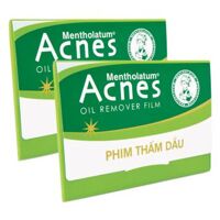 Bộ 2 gói phim thấm dầu Acnes Oil Remover Film 50 tờ x 2