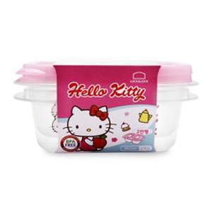 Bộ 2 hộp nhựa 2 ngăn Hello Kitty - Lock&Lock LKT801