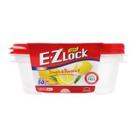 Bộ 2 Hộp Nhựa Ezlock Nắp Đỏ 520ML Lock&Lock HLE6304S
