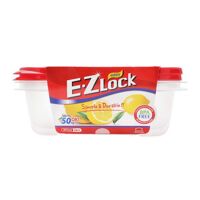 Bộ 2 hộp nhựa Ezlock nắp đỏ Lock&Lock HLE6404S 890 ml