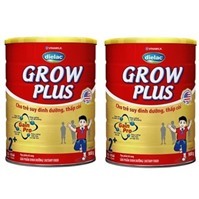 Bộ 2 sữa bột Vinamilk Dielac Grow Plus 2+ - 900g (dành cho trẻ từ 2 - 10 tuổi)