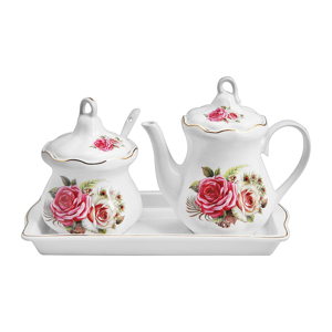 Bộ 2 hũ đựng gia vị bằng sứ Ceramics Porcelain Q045-118