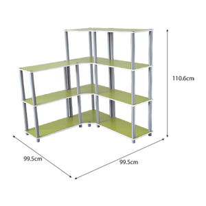 Bộ 2 kệ chữ nhật + 1 kệ góc Flexi Modulo Home 9246-47-49-MG