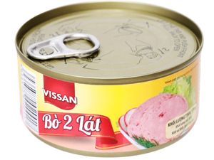 Bò 2 lát Vissan đóng hộp 170g