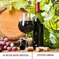 Bộ 2 ly vang pha lê Ý RCR Invino 1400ml