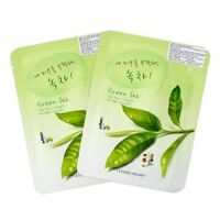 Bộ 2 mặt nạ dưỡng da Etude House I Need You Green Tea Mask Sheet 40g