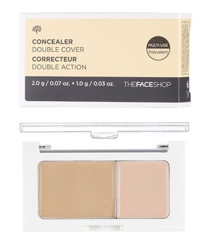 Bộ 2 màu che khuyết điểm TheFaceShop Concealer Double Cover – Double Action