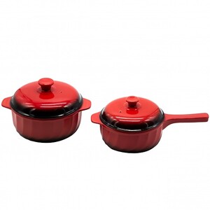 Bộ 2 nồi sứ Royalcooks Red Candy RC-D2 1.5L+2.5L