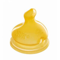 Bộ 2 núm ti NUK cao su S2 - size L cho bé 6m+ NU66054