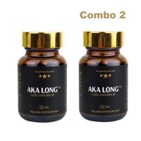 Bộ 2 Sản Phẩm Thực Phẩm Bảo Vệ Sức Khỏe Akalong Tăng cường Testosterone nội sinh 30 viên